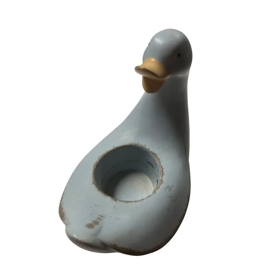 Partylite Duck Candle Holder Blue Tea Light 6